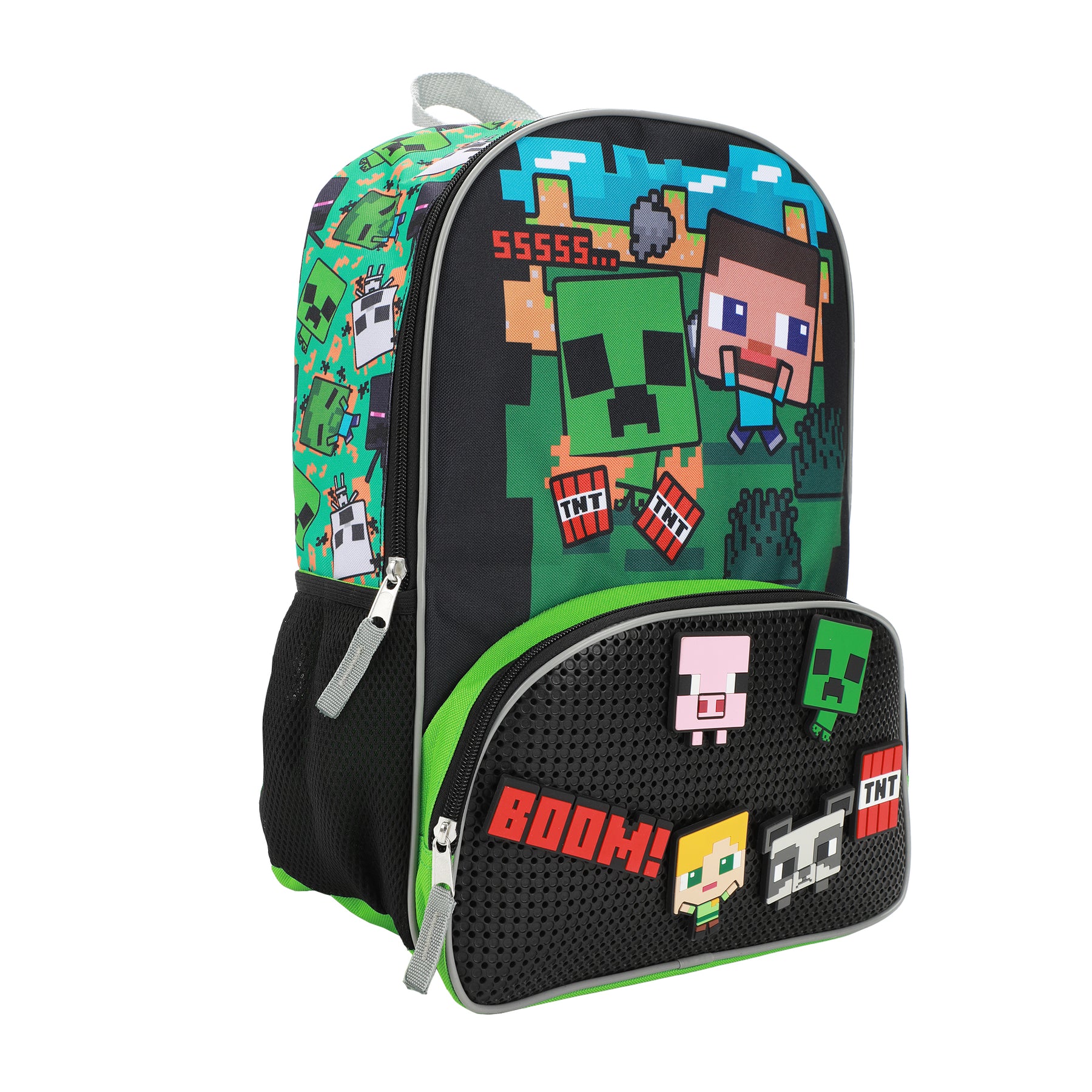 Minecraft Icon Patches Youth Backpack