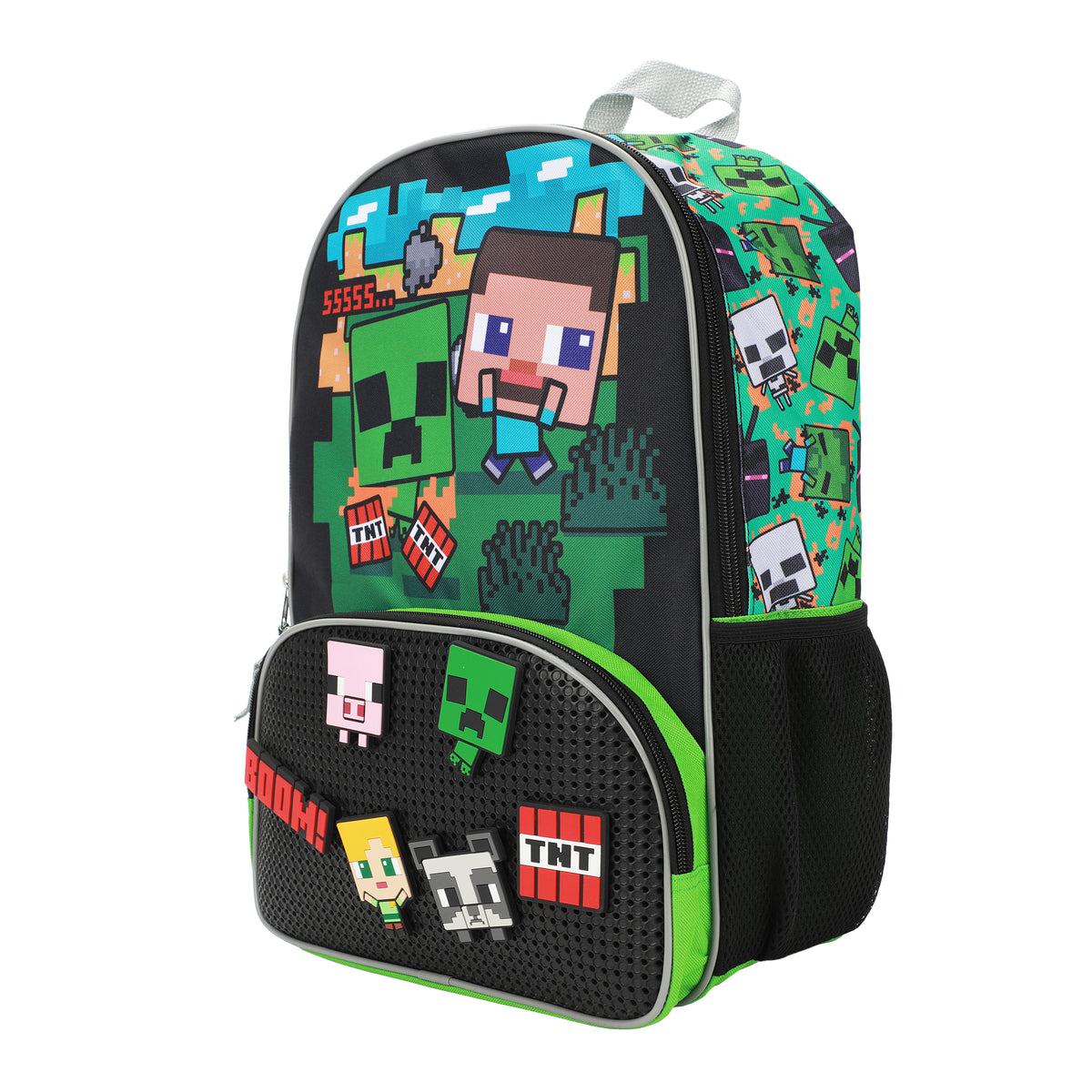 Minecraft Icon Patches Youth Backpack