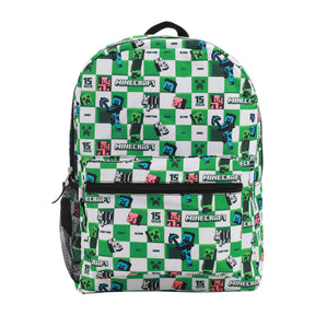 Minecraft Checkered AOP Youth Backpack