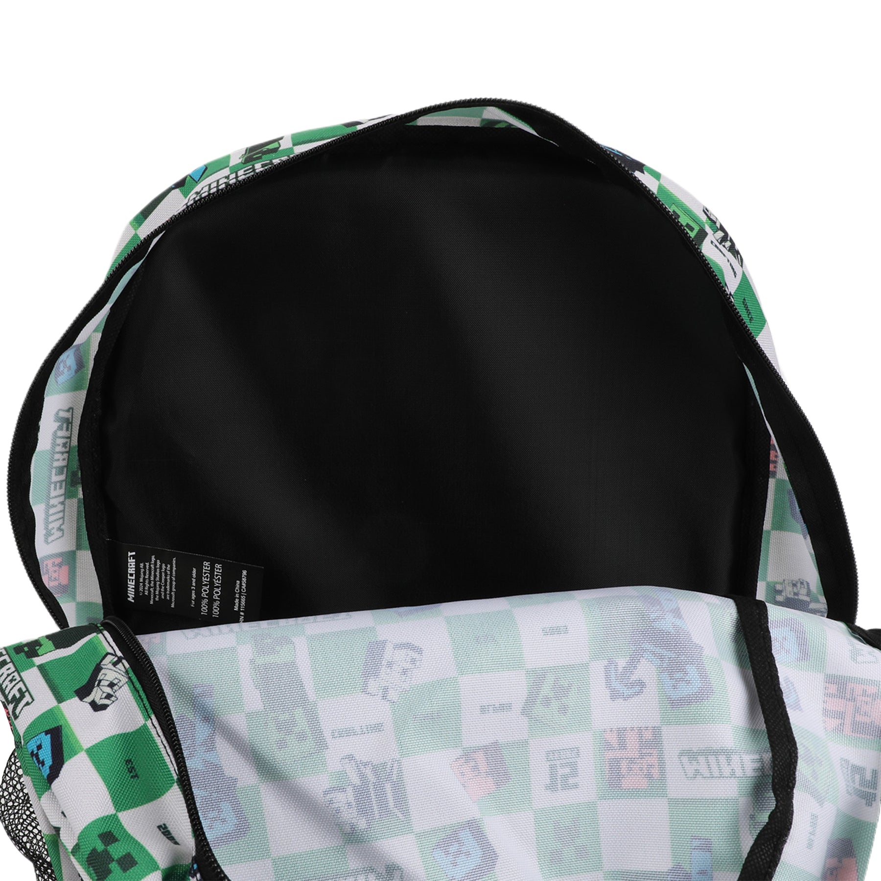 Minecraft Checkered AOP Youth Backpack