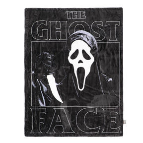 Ghost Face Double Sided Fleece Throw Blanket