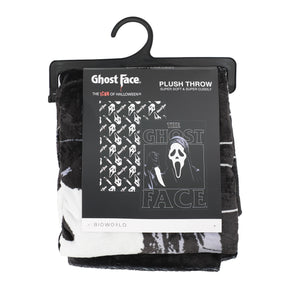 Ghost Face Double Sided Fleece Throw Blanket