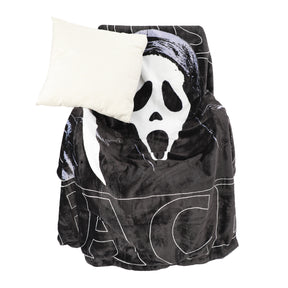 Ghost Face Double Sided Fleece Throw Blanket