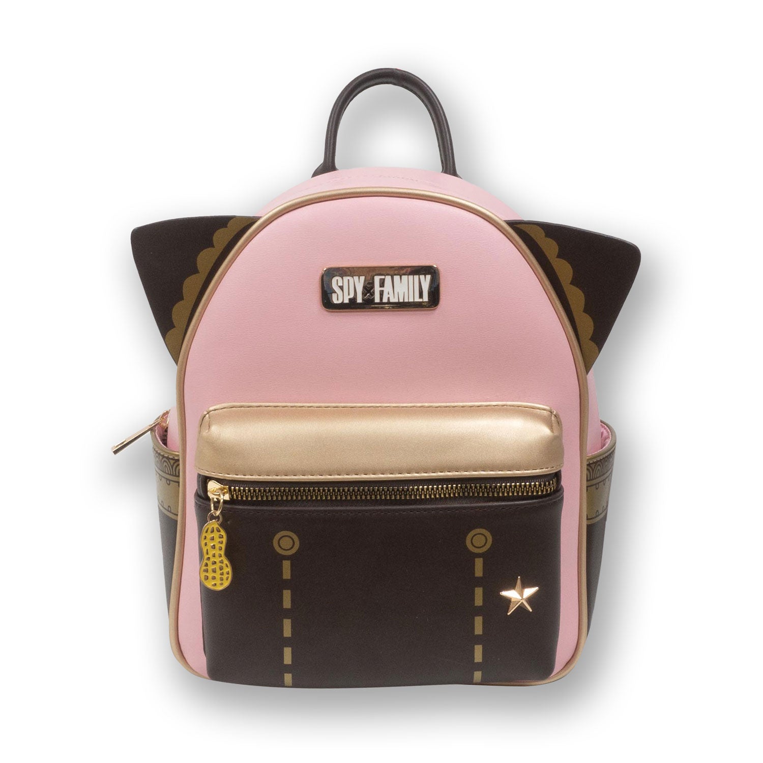Spy x Family Anya Pink PU Mini Backpack with Horns