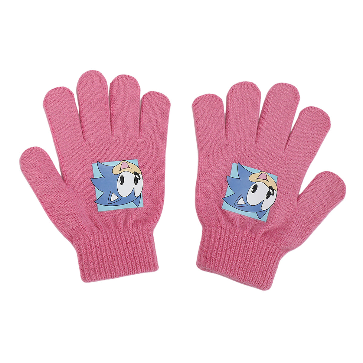 Sonic the Hedgehog Youth Cuffed Beanie and Gloves Set