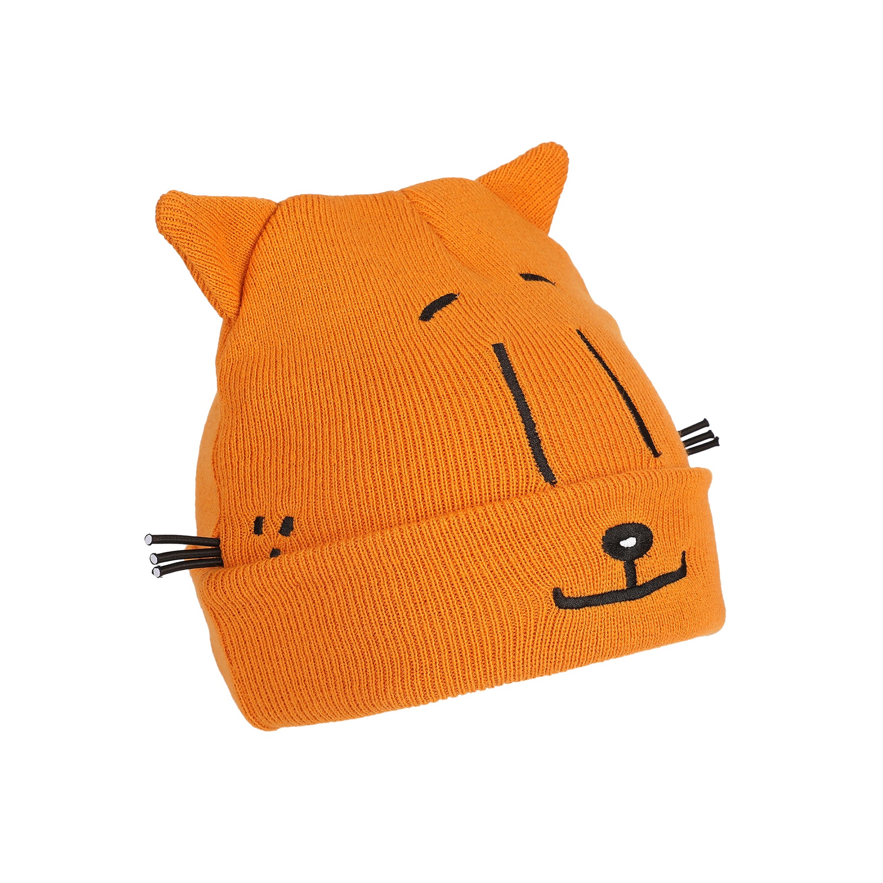 Dog Man Petey the Cat Youth Beanie & Gloves Set with 3D Ears & Whiskers