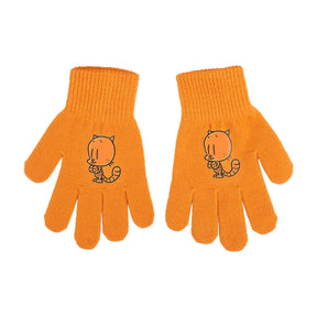 Dog Man Petey the Cat Youth Beanie & Gloves Set with 3D Ears & Whiskers