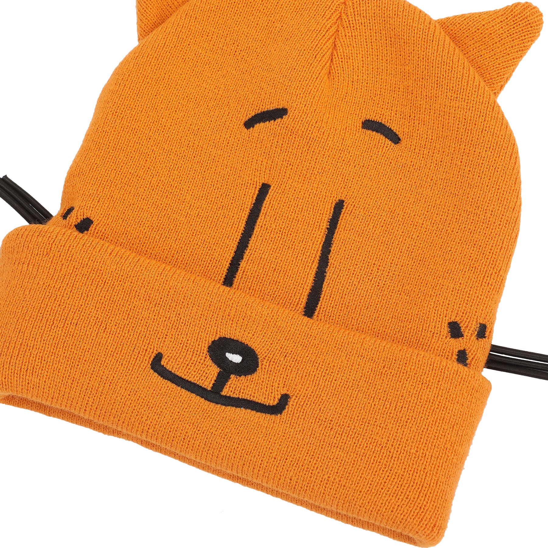 Dog Man Petey the Cat Youth Beanie & Gloves Set with 3D Ears & Whiskers