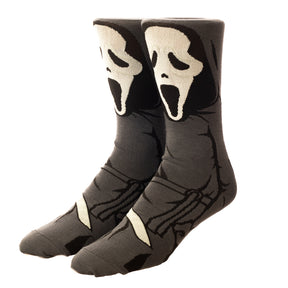 Ghost Face Men's Horror Socks