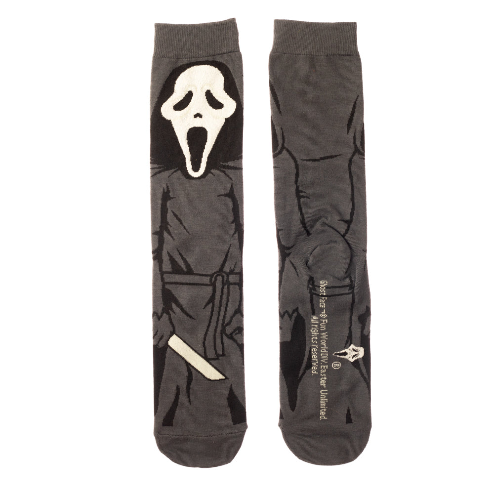 Ghost Face Men's Horror Socks