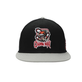 Chainsaw Man Character Logo Adult Black Snapback Hat, Black, One size