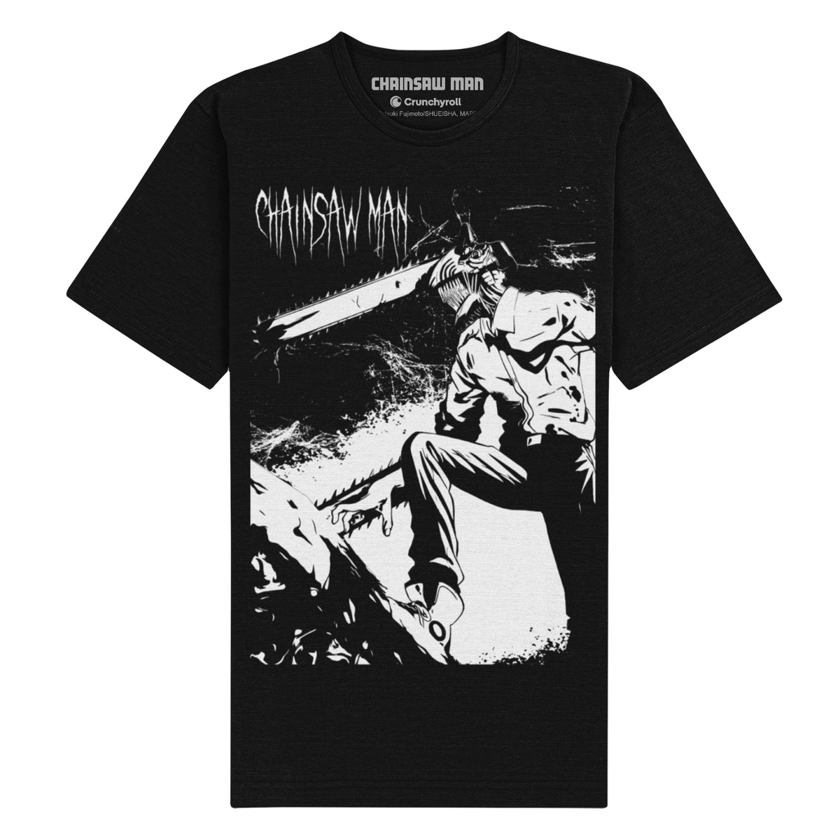 Chainsaw Man - Jumbo Key Art Unisex Black T-Shirt * PREMIUM *