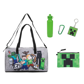 Minecraft Monster Battle 5-Piece Duffel Bag Set
