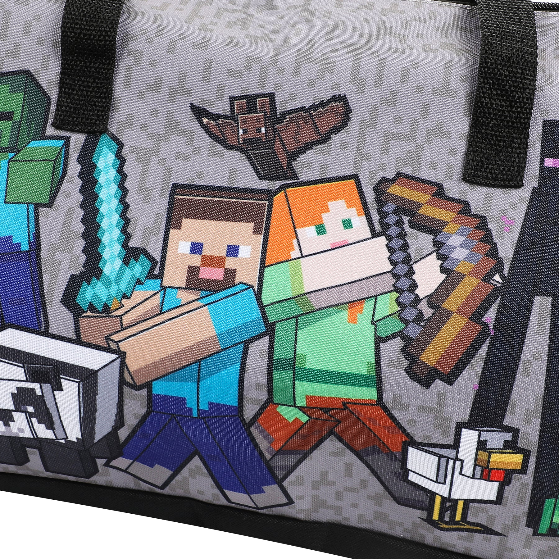 Minecraft Monster Battle 5-Piece Duffel Bag Set