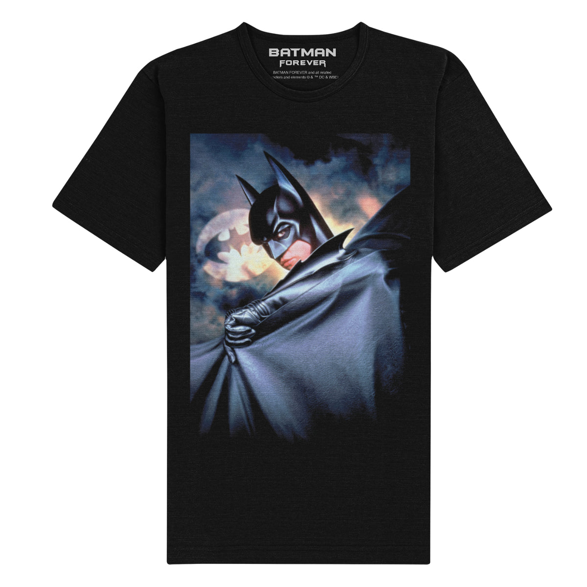 DC Batman Forever - Poster Unisex Black T-Shirt