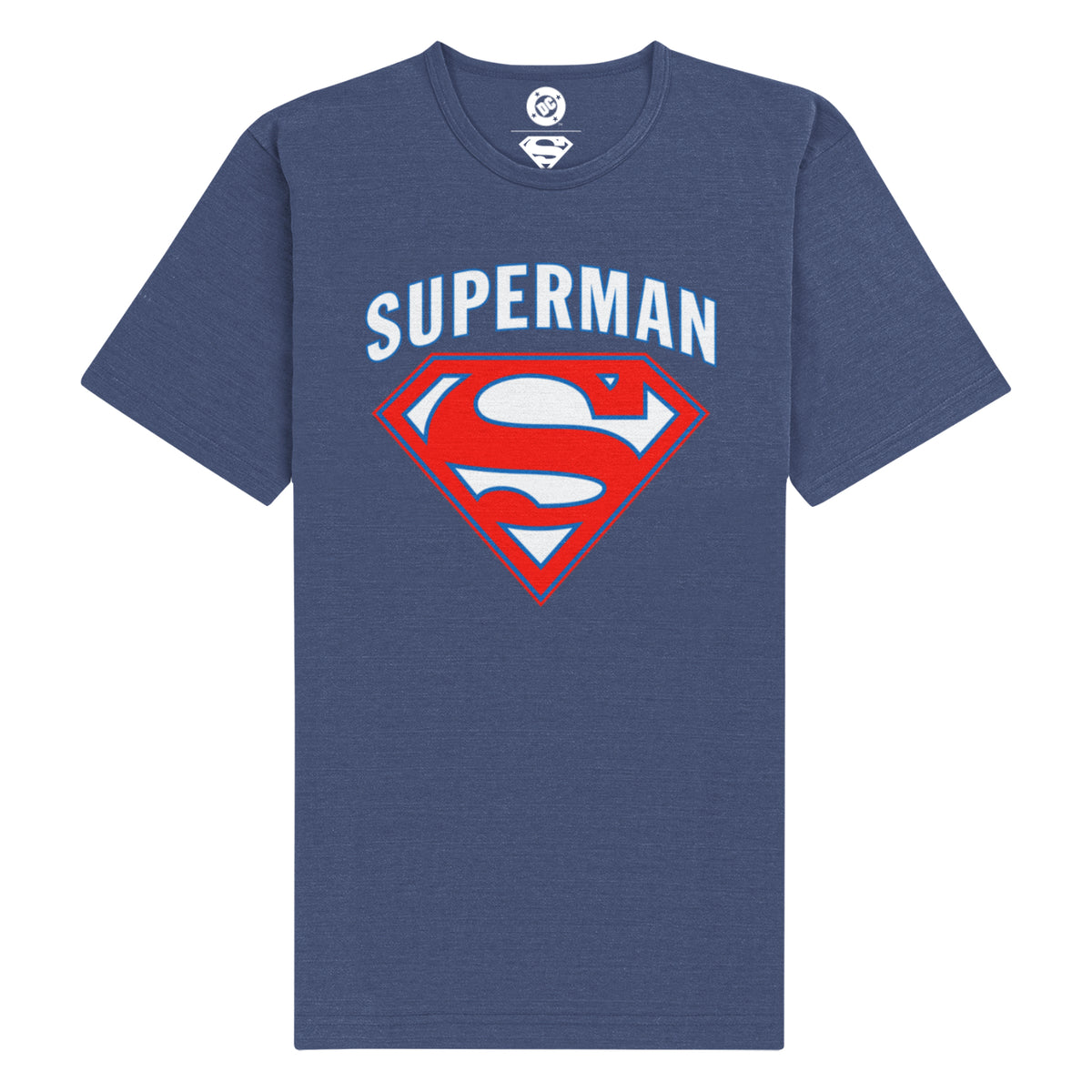 DC Comics Superman - Logo Americana Unisex Blue T-Shirt