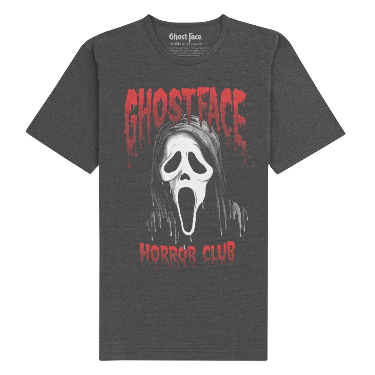 Ghostface - Horror Club Vintage Washed Black Premium T-Shirt