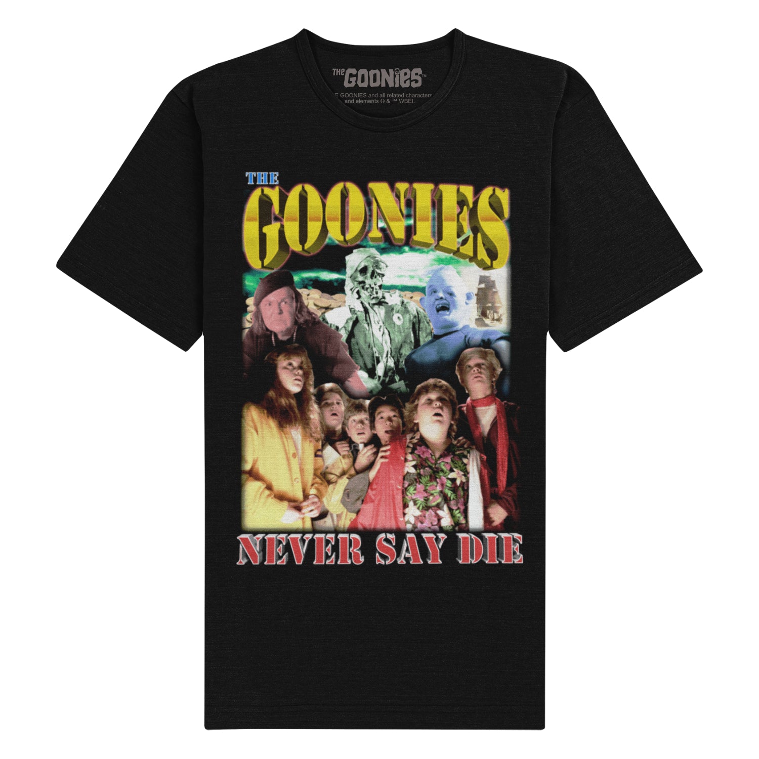 Goonies, The - NSD Bootleg Black T-Shirt