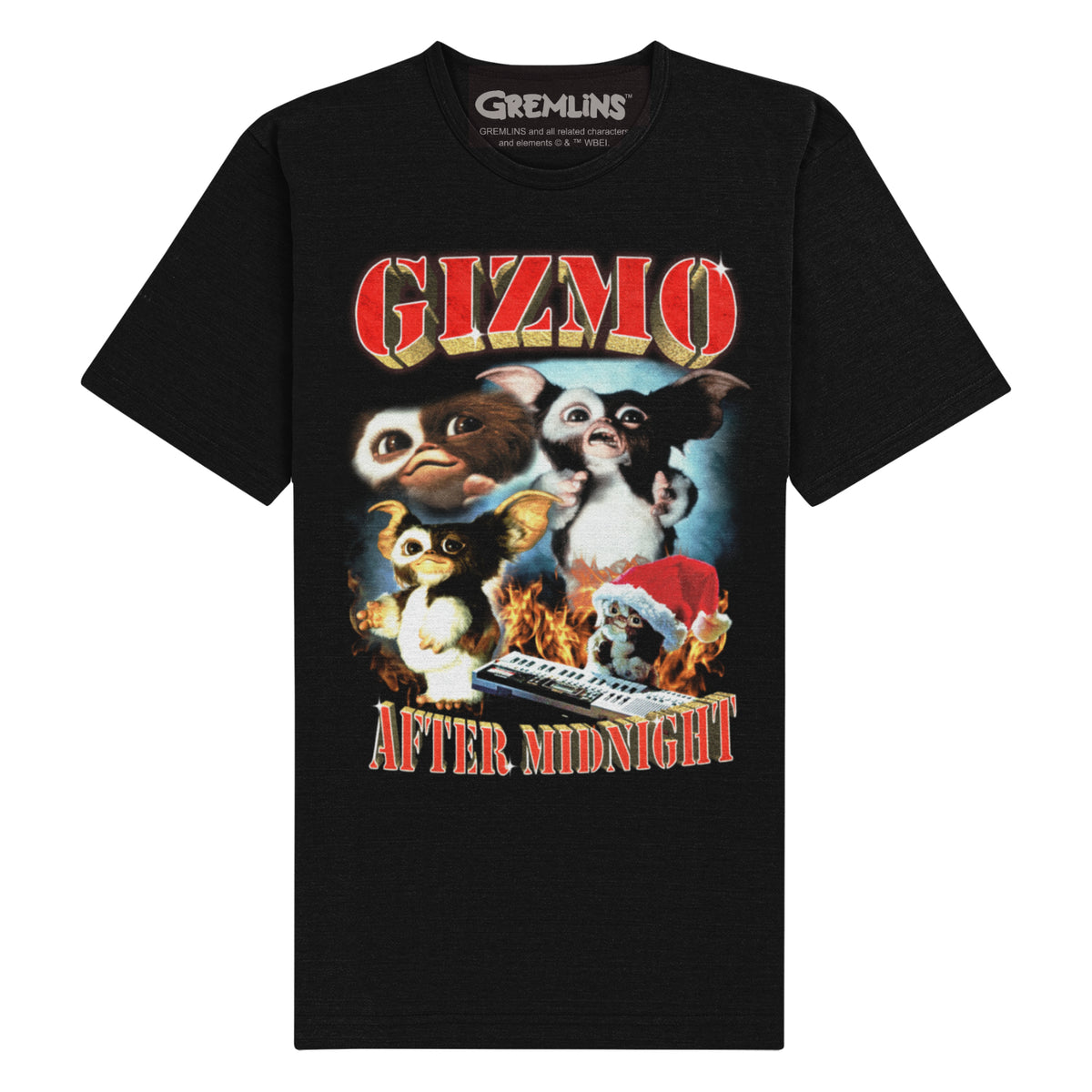 Gremlins, The - Gizmo Bootleg Black T-Shirt