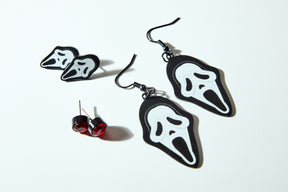 Ghost Face 3 Pack Earring Set