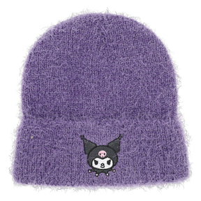 Kuromi Embroidered Cuff Adult Magic Jacquard Beanie