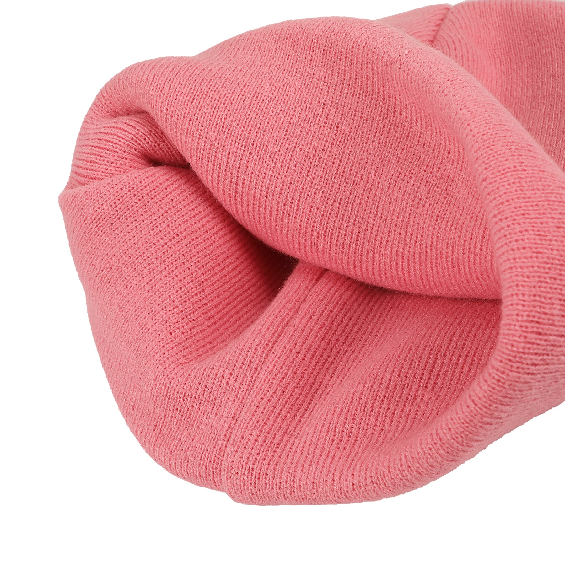 My Melody Embroidered Character Art Pink Cuff Beanie