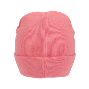 My Melody Embroidered Character Art Pink Cuff Beanie