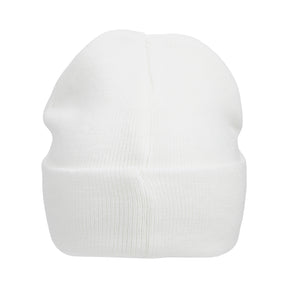 Hello Kitty Embroidered Cuff Beanie - White