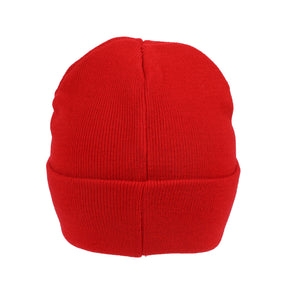 Hello Kitty Embroidered Cuff Beanie - Red