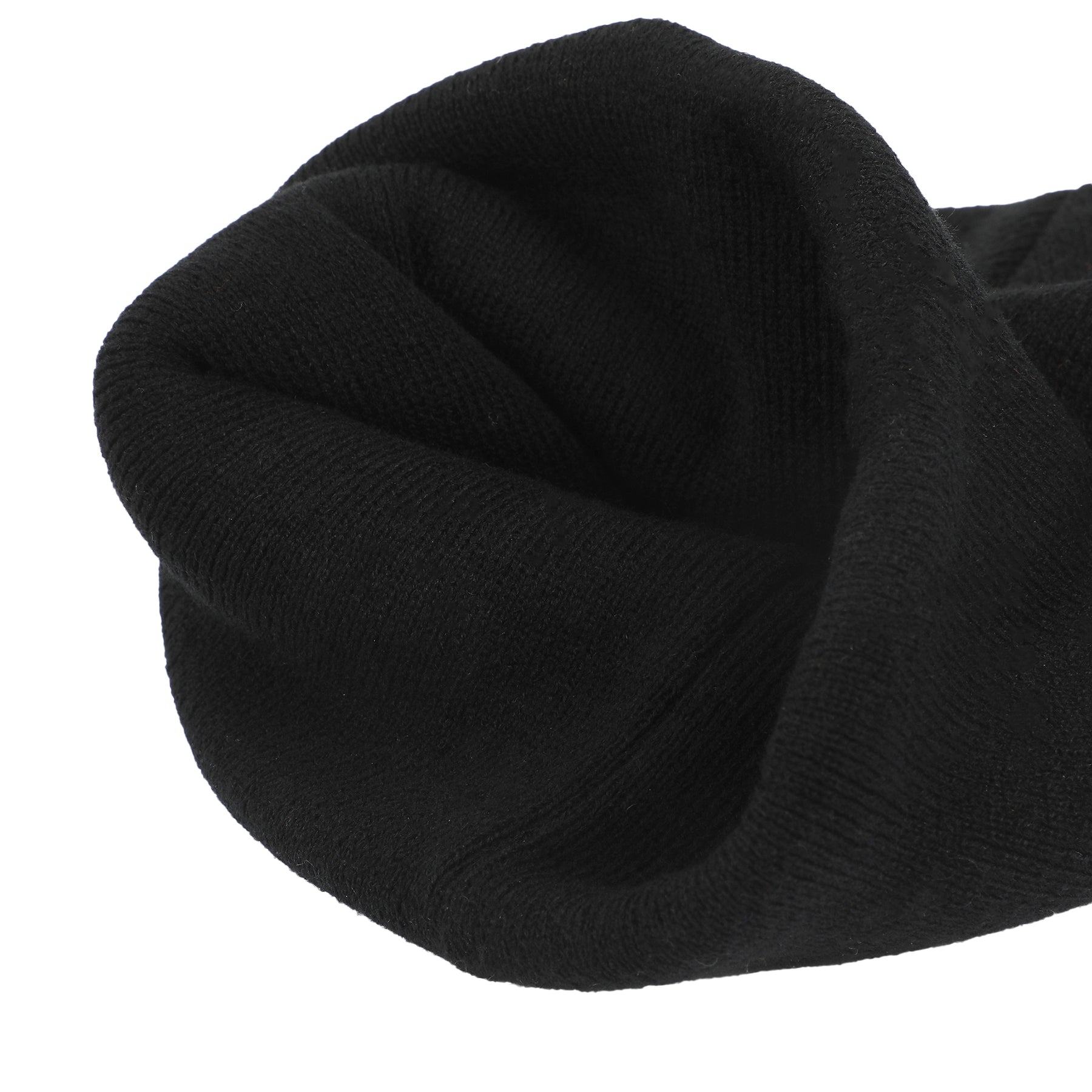 Ghostface Embroidered Face Logo On Black  Cuff Beanie