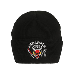 Stranger Things Hellfire Club Embroidery Cuff Beanie