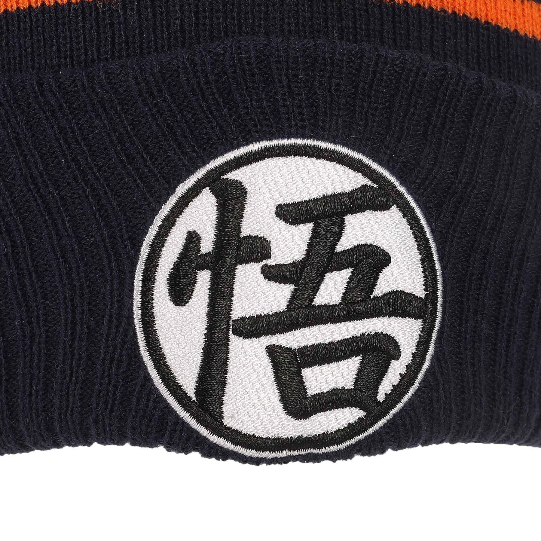 Dragon Ball Z Goku Kanji Blue Cuff Beanie