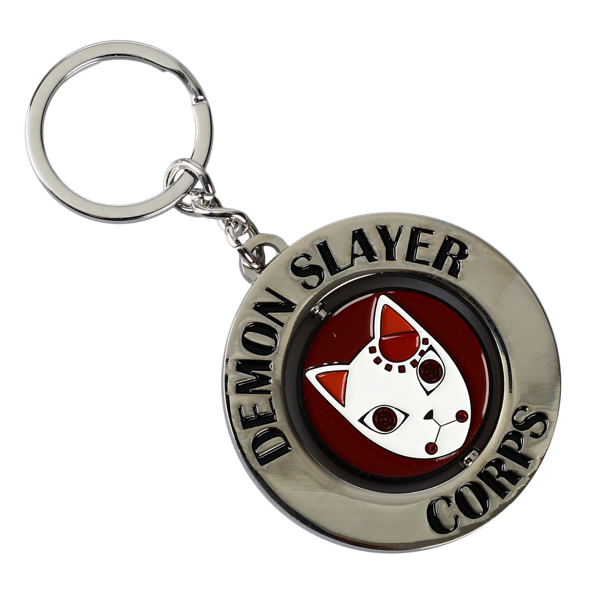 Demon Slayer Fox Warding Mask Spinner Keychain