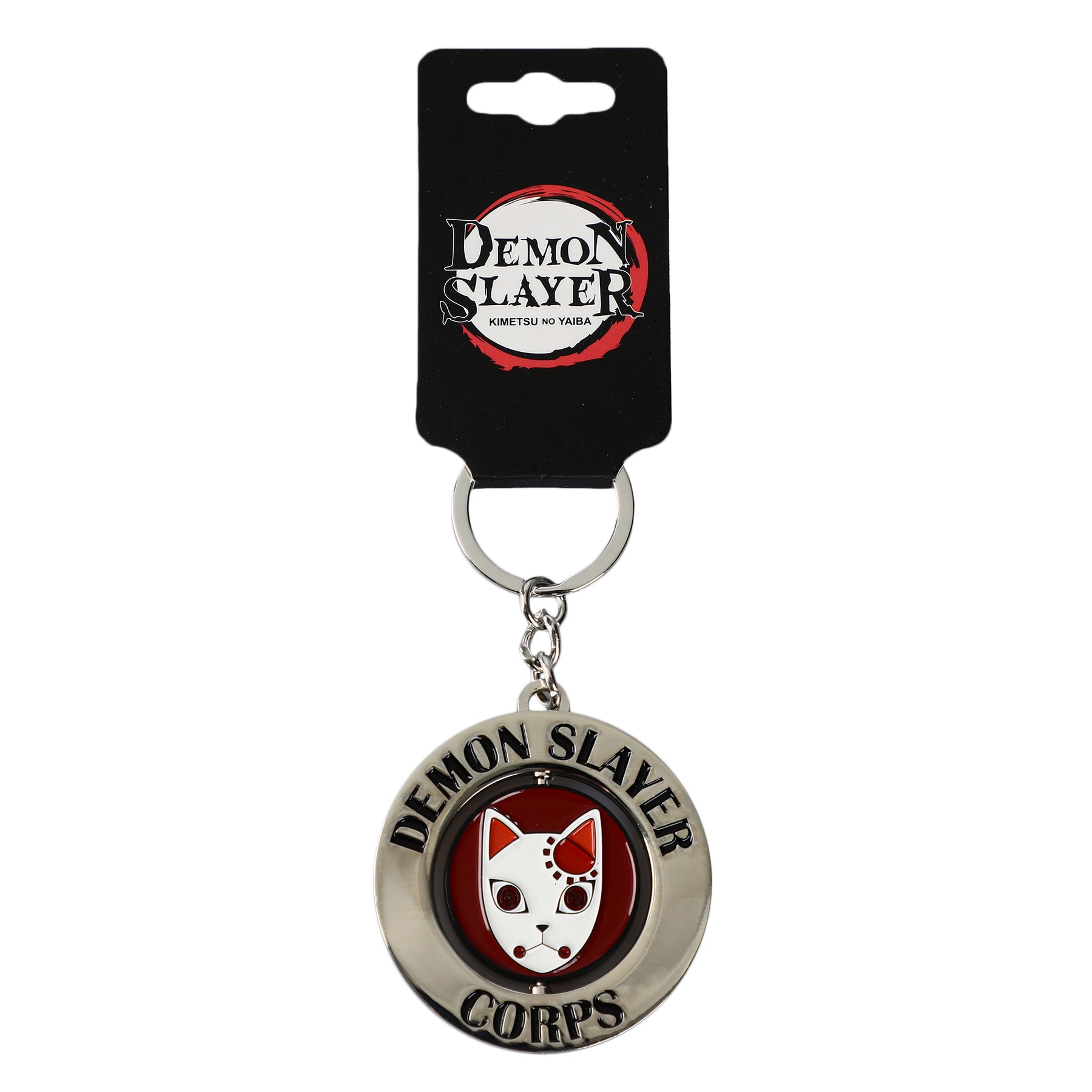 Demon Slayer Fox Warding Mask Spinner Keychain