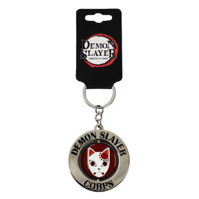 Demon Slayer Fox Warding Mask Spinner Keychain