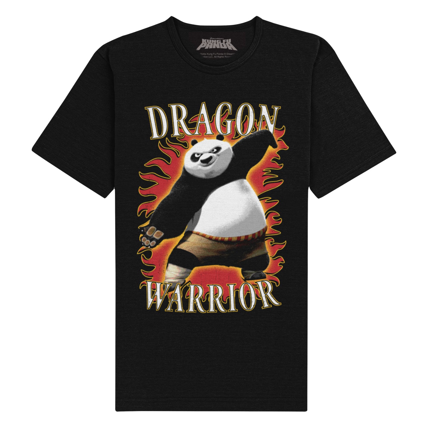 Kung Fu Panda - Dragon Warrior Black T-Shirt