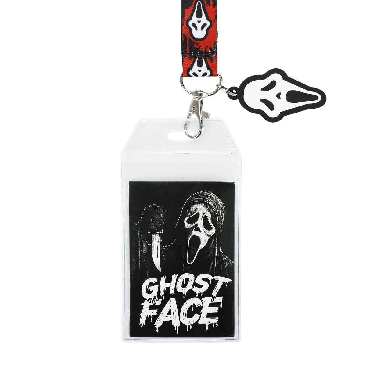 Ghost Face Sublimated Lanyard