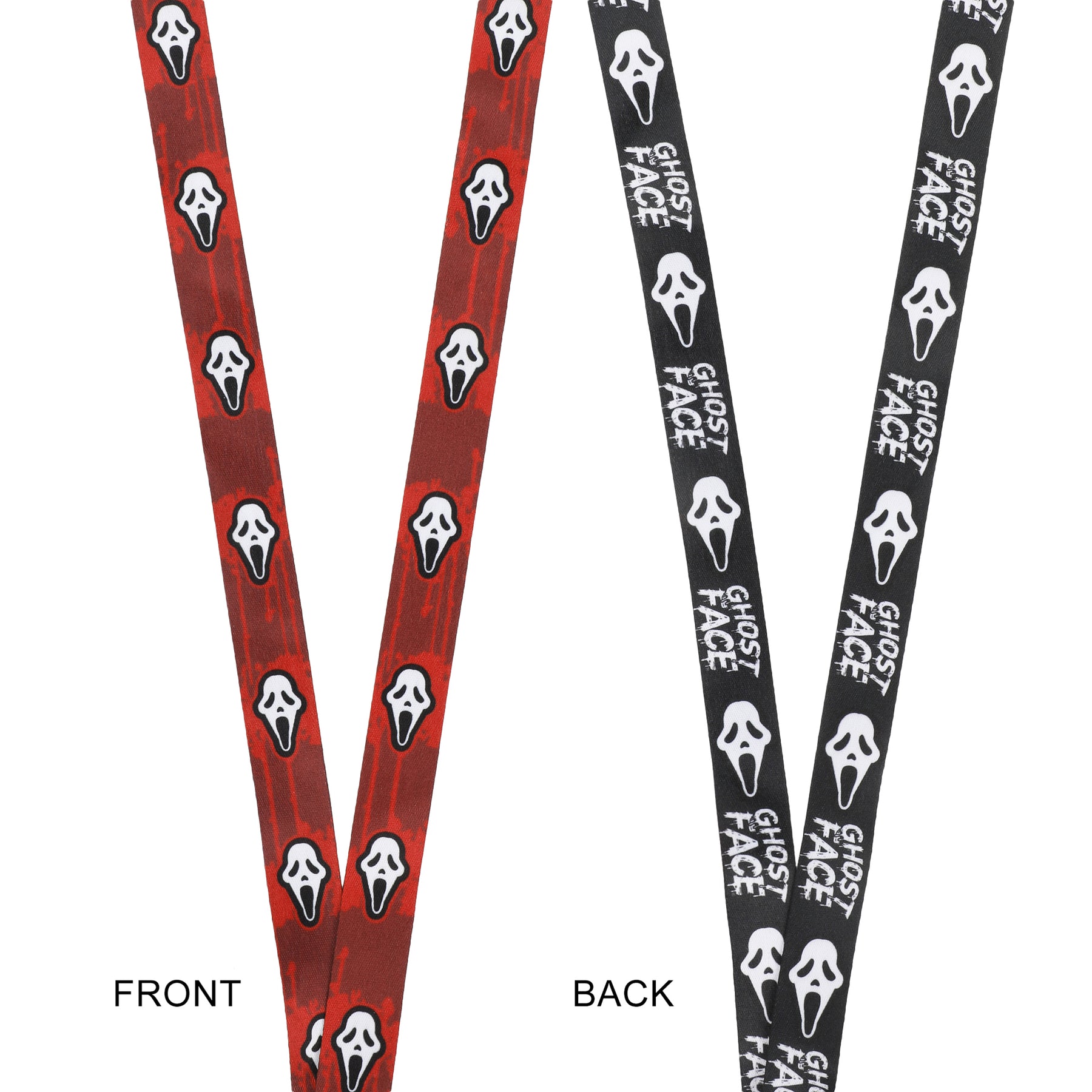 Ghost Face Sublimated Lanyard