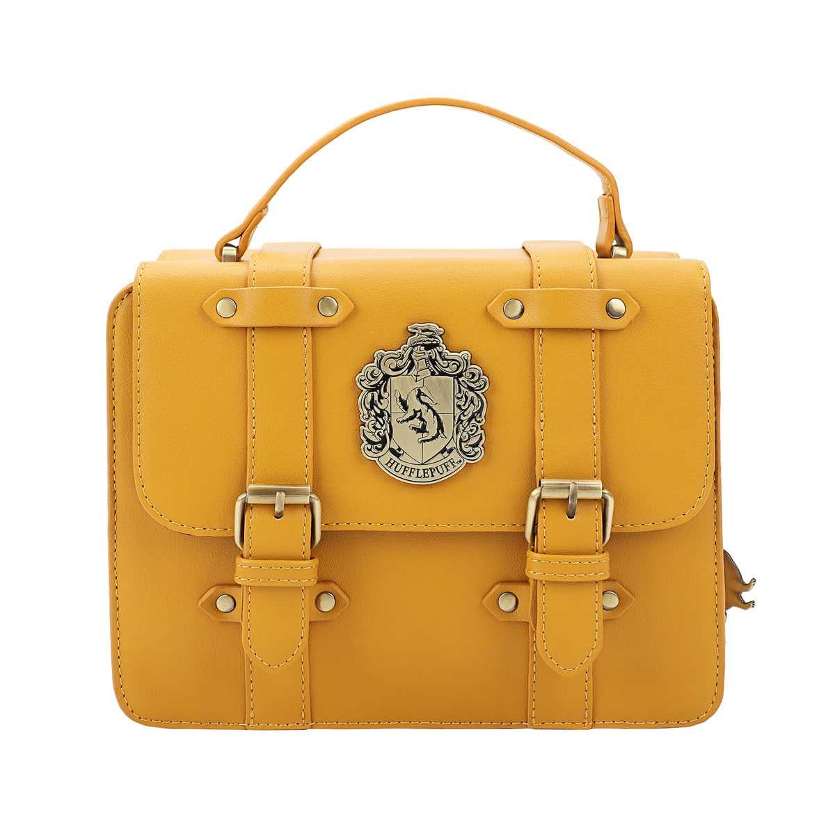 Harry Potter Hufflepuff Satchel Handbag with Charms