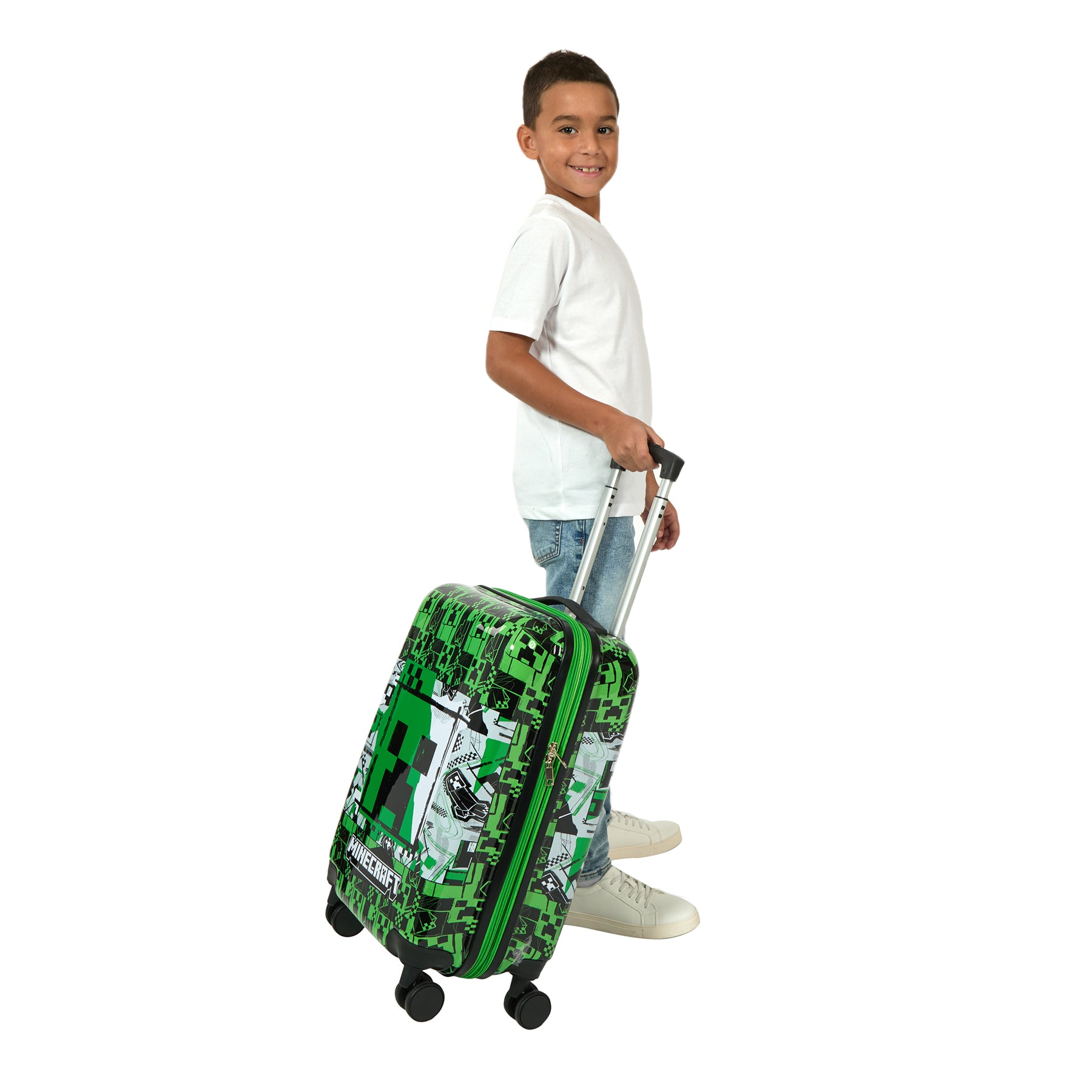 Minecraft 20inch Big Face Hard Side Travel luggage