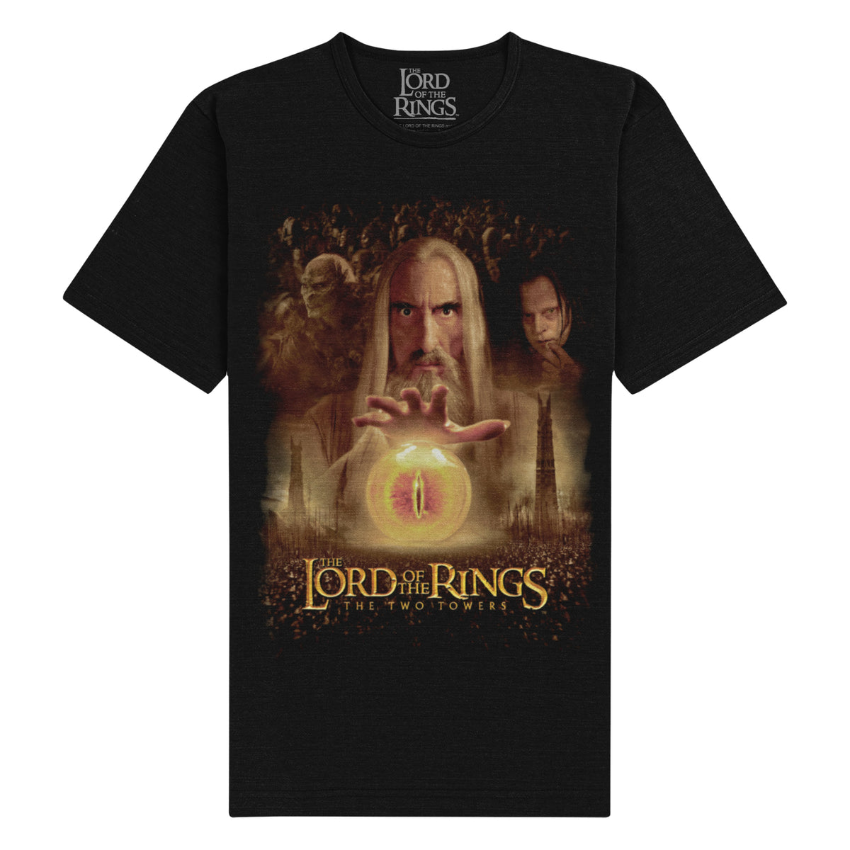 Lord Of The Rings - Two Towers Saruman Black Unisex T-Shirt