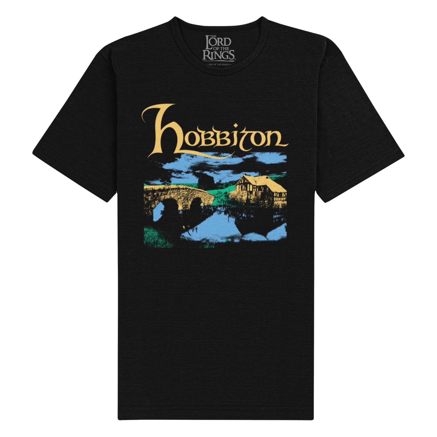 Lord Of The Rings - Hobbiton Black Unisex T-Shirt