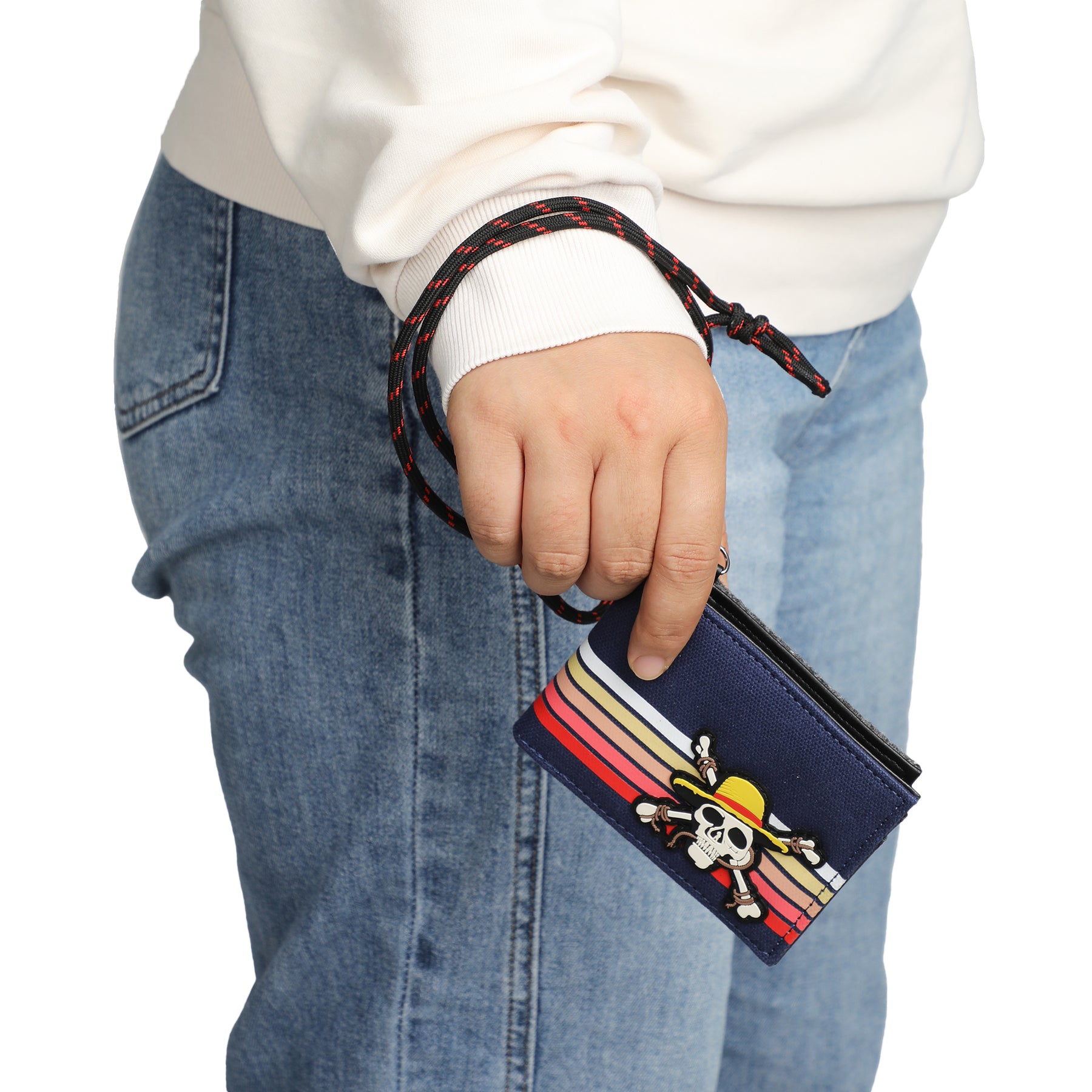 One Piece Bungee Cord Lanyard Wallet