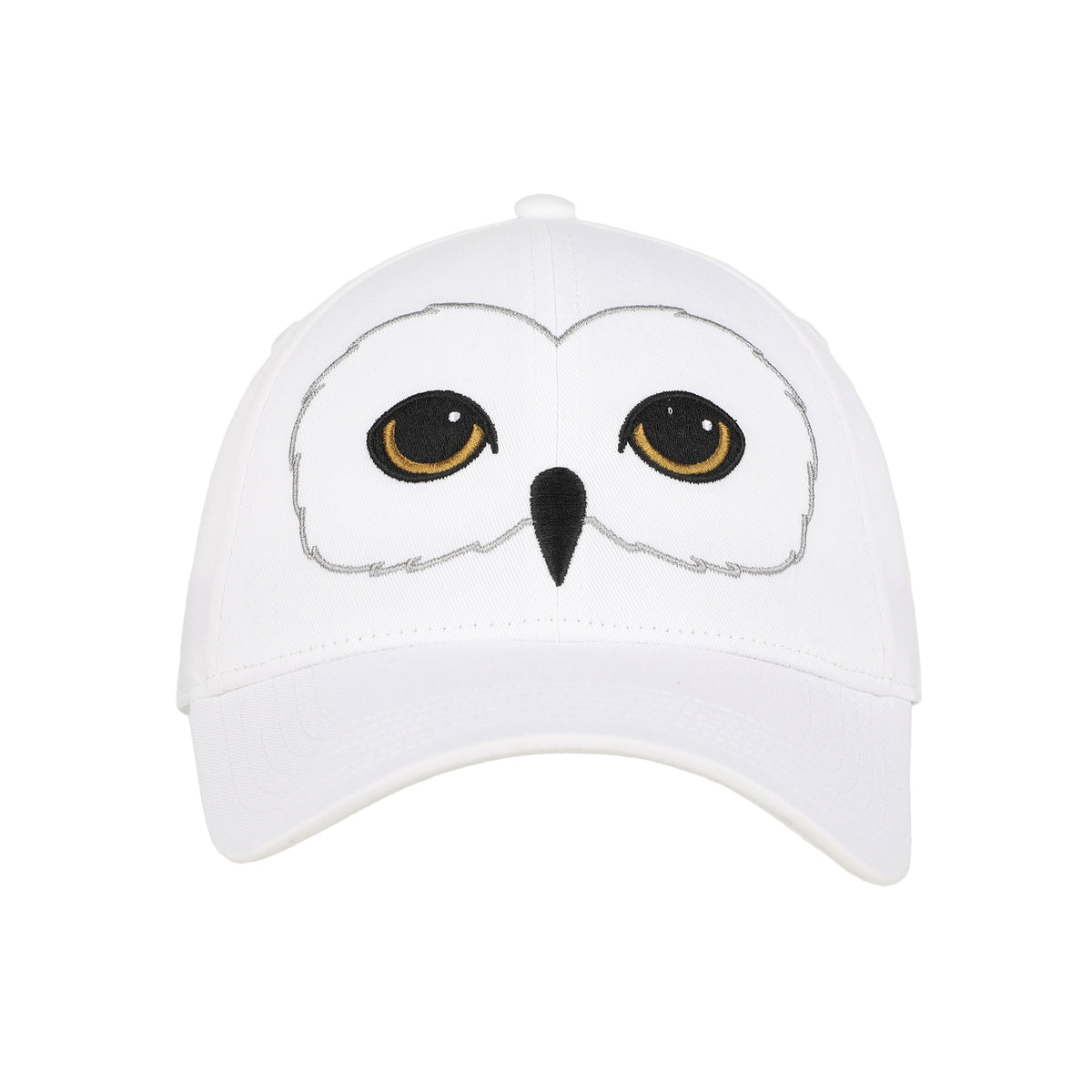 Harry Potter Hedwig Big Face Adult Adjustable Slide White Cap