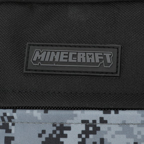 Minecraft Boys Crossbody Shoulder Pouch Black & Grey Bag