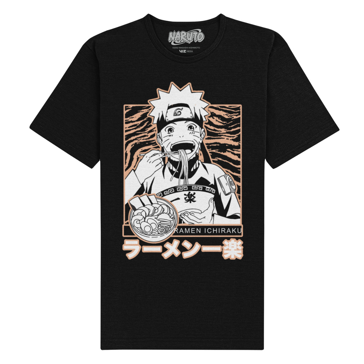 Naruto - Ramen Square Black Unisex T-Shirt
