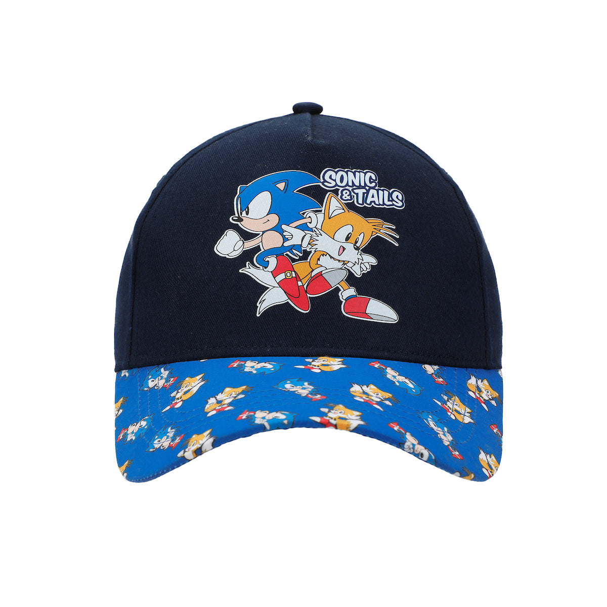 Sonic The Hedgehog Sonic & Tails Youth Blue Traditional Adjustable Hat
