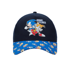 Sonic The Hedgehog Sonic & Tails Youth Blue Traditional Adjustable Hat