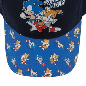Sonic The Hedgehog Sonic & Tails Youth Blue Traditional Adjustable Hat