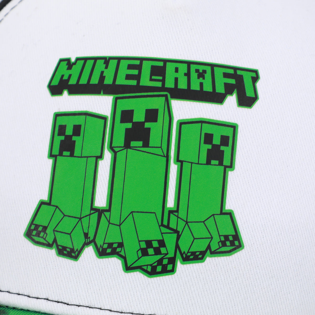 Minecraft Creepers Logo Youth Colorblock Traditional Adjustable Hat
